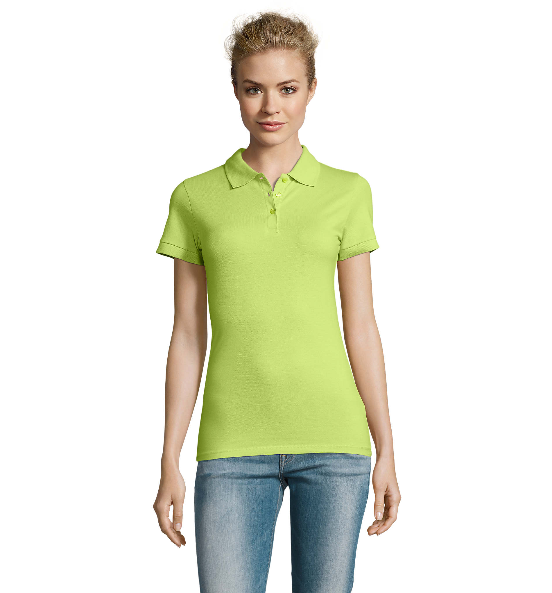 Polo personnalisable pour femme 180g - PERFECT Vert pomme